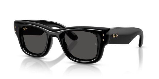 Ray-Ban 0RB4940 Wayfarer puffer zonnebril - Zwart/Grijs