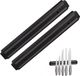 Relaxdays GmbH 2 x bande magnétique - fixation murale - 33 cm - noir - porte-couteaux – outils