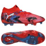PUMA Future 8 Ultimate Fg Playmaker - Rouge/noir/bleu/pink Pixel - Herbe Naturelle (Fg), pointure 38½
