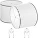 Medium abat-jour avec harpe (blanc) - lot de 2