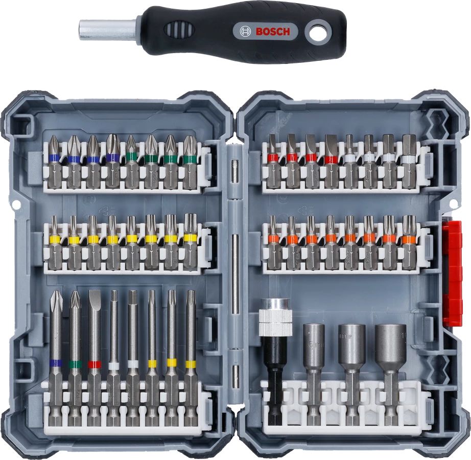 Bosch Accessories 45-Piece Screwdriver Bit Set with Case