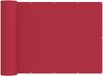 vidaXL Balkon Privacy Scherm 150 x 800 cm Stof met PU-coating Rood