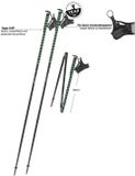 Komperdell Fxp Composite Trail Stokken Zilver 120 cm