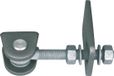 GAH Alberts Poortband 86 x 23 x 55 x 130 x 28 x 50 mm STA ruw - 411060