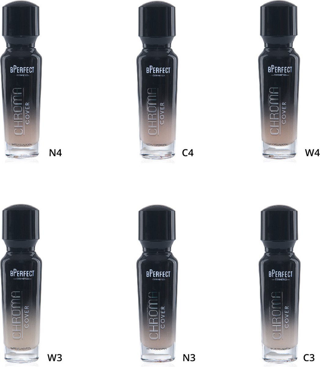 bPerfect Cosmetics - Chroma Cover Foundation - W3 - W3