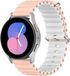 By Qubix Qubix Ocean Style bandje Lichtroze / wit Geschikt voor Xiaomi Mi Watch / Xiaomi Watch 2 / Xiaomi Watch S1 / S2 / S3 / S4 (47mm)