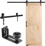 VEVOR Schuurdeur En Hardwareset 30" X 84" Houten Schuifdeurset Soepel