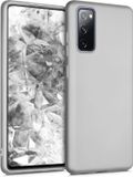 kwmobile telefoonhoesje geschikt voor Samsung Galaxy S20 FE - Hoesje voor smartphone - Back cover in metallic zilver