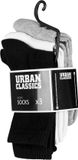 Urban Classics Sport 3Pack Sokken - 47/50 - Zwart/Grijs