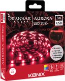 Konix Drakkar Aurora Bandeau LED - 3M - Télécommande - USB - 16 Couleurs