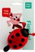 PexKids Kinderbel Lieveheersbeestje met openstaande vleugels - Rood/Zwart