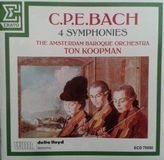4 C.P.E. Bach - 4 symphonies - The Amsterdam Baroque Orchestra Ton Koopman
