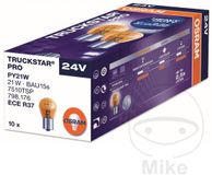 Osram 7510TSP 21W 24V BAU15S UNV1 TRUCKSTAR® PRO PY21W 24V