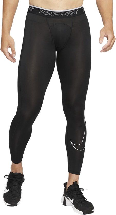 Nike Pro Dri-FIT Sportlegging Heren - Zwart - Maat S