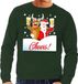 Bellatio Decorations Shoppartners Bv Foute kersttrui Cheers met dronken kerstman groen voor heren XL