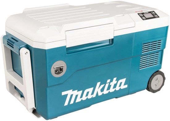 Makita CW001GZ - Vries-/Koelbox met Verwarmfunctie - 20L - 12V/230V - Blauw/Lichtgrijs