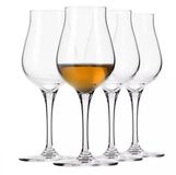 KROSNO GLASS KROSNO Brandy Cognac Snifter Glazen Rum Proeverij Geschenkset | Set van 4 - 110 ml | Loodvrij kristalglas | Avante Garden Collectie | Perfect voor Thuis, Restaurants en Keuken Set | Vaatwasserbestendig Whiskey Glas