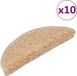 vidaXL Trapmatten 10 st 65x21x4 cm Crème