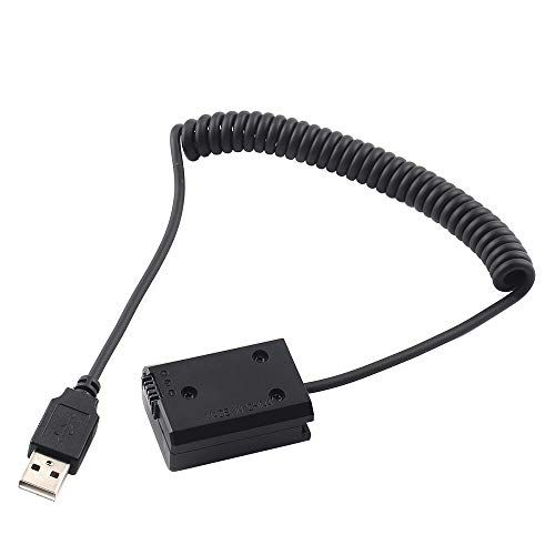 FOTGA USB Power Kabel naar Decoded NP-FW50 Dummy Batterij voor Sony Mirrorless Camera A7 A7R A7S A7II A7RII A7SII A6000/A6100/A6300/A6400/A6500 Batterij