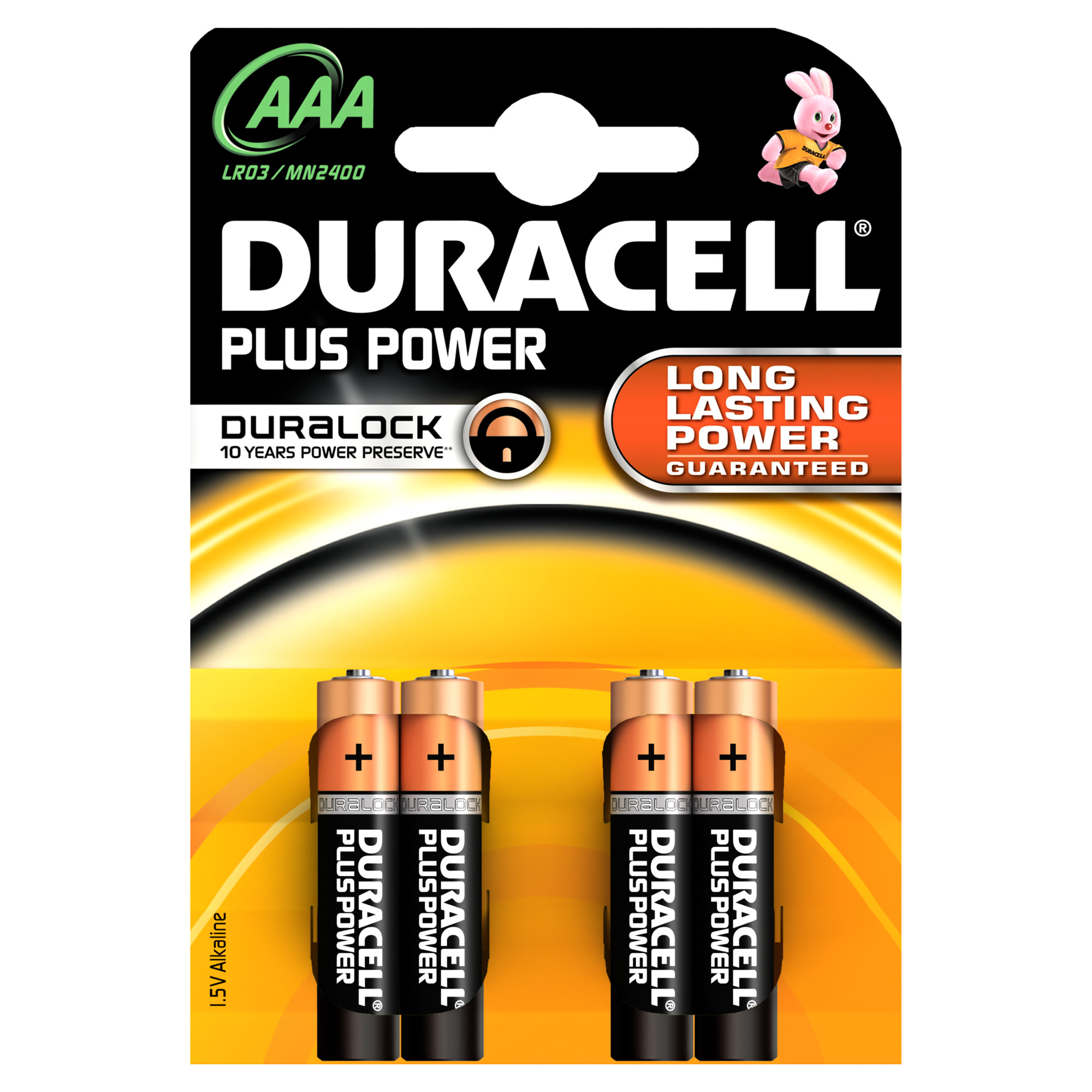 Duracell AAA Plus Power batterijen (4 stuks)