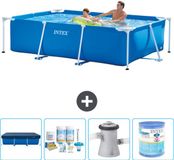 Intex Rechthoekig Frame Zwembad - 260 x 160 x 65 cm - Blauw