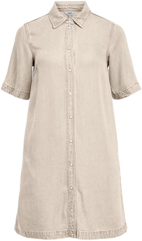 Object Mini jurk Denim Birch