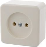 Berker Opbouw Stopcontact - 1-voudig - Polarwit