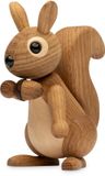 Spring Copenhagen Wooden Figure Animal Squirrel "Hazel" 110g H11.5W6.5xL10.5cm (made in Vietnam)