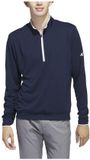 Adidas Core Lightweight Sweatshirt Met Halve Rits Blauw S Man
