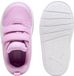 PUMA Baskets Courtflex V3 V Inf pour bébé Unisexe, Mauve Glow PUMA Blanc, 21 EU