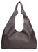 Bianco Sac bandoulière femme cuir véritable Dollaro Fermeture magnétique Italy UNICA 40x42x2 cm