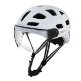 Cairn Quartz Visor, casque de vélo, blanc
