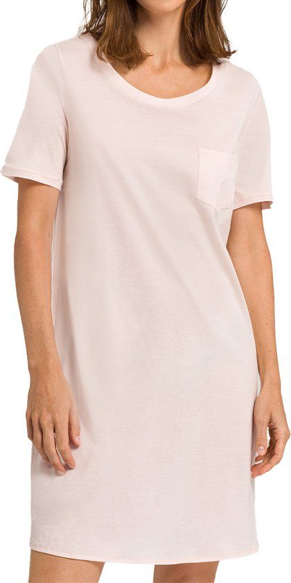 Hanro Cotton Deluxe Nachthemd Dames Crystal Pink Maat S