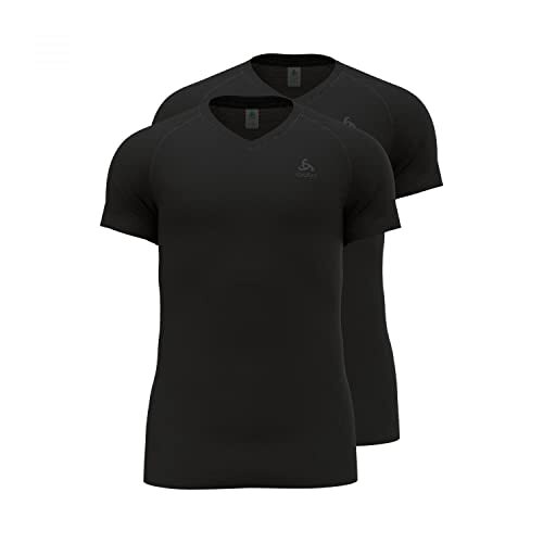 ODLO Heren Bl Top V-hals S/S Active Everyday Eco 2p T-shirt