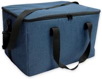 Non-branded Large cooler bag - 58 liters - foldable - dark blue