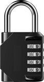 Rogi Hangslot - Cijferslot - 80mm - Zwart - Gehard Staal