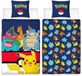 Herding Pokemon bed linen Pokemon blue 135 x 200 cm Kussens