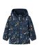 NAME IT Functionele jas 'NMMMalta05' nachtblauw / lichtblauw / geel / rood