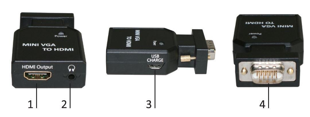 Microconnect MC-CONMVGAHM videosignaalomzetter