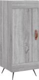 vidaXL Dressoir, grijs Sonoma, 34,5 x 34 x 90 cm, houtvezel