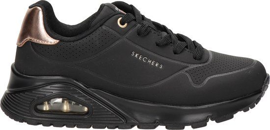 Skechers Uno Gen1 - Shimmer Away - Meisjes Sneakers - Zwart