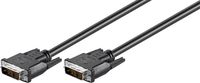 Microconnect MONCCS2 DVI-D (Single link) Kabel 2 m Zwart