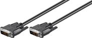 Microconnect MONCCS2 DVI-D (Single link) Kabel 2 m Zwart