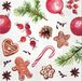 PAW Lunch servetten Homemade Sweets - 33x33 cm