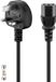Goobay 45754 electriciteitssnoer Zwart 1,5 m Netstekker type G C13 stekker