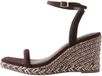 Next - Dames - Espadrilles met vierkante neus en sleehak - Bruin