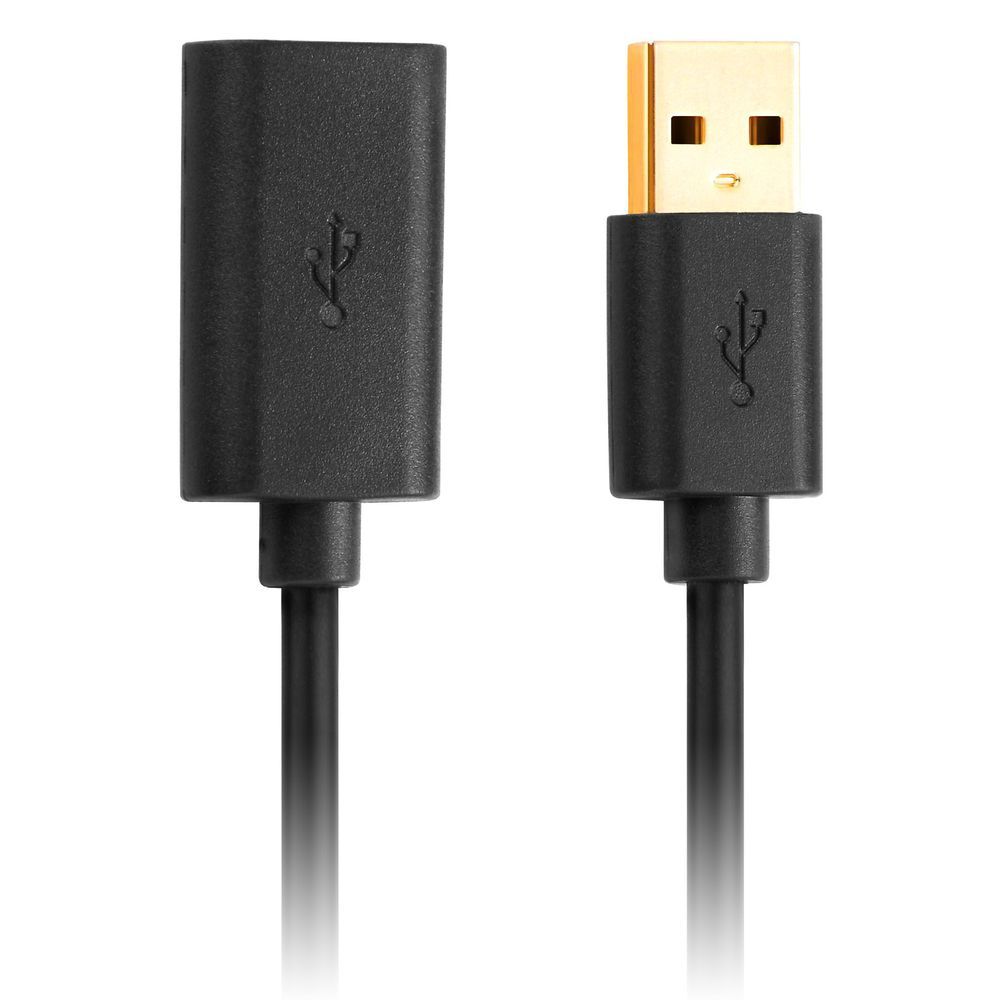deleyCON USB 2.0 Kabel - 3m - Zwart