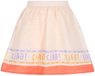 Nono Ninu Skirt With Ciao Border Print Meisjes - Korte rok - Lichtroze - Maat 122/128