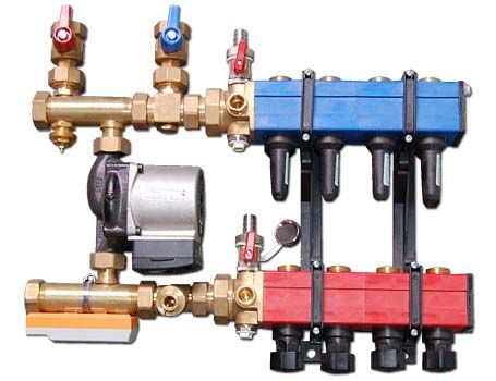 Variotherm Pompverdeelstation voor vloerverwarming 8 groepen