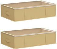 vidaXL Opbergdoos met transparant bovenraam, 2 stuks, 50,4 liter